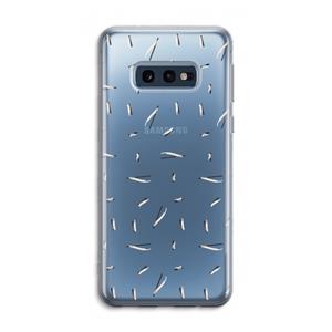 CaseCompany Hipster stripes: Samsung Galaxy S10e Transparant Hoesje