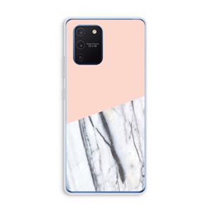 CaseCompany A touch of peach: Samsung Galaxy Note 10 Lite Transparant Hoesje