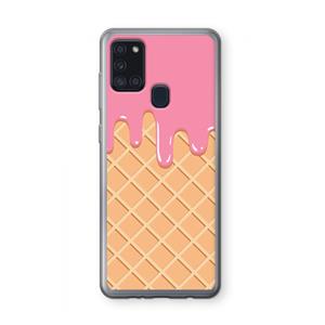 CaseCompany Ice cream: Samsung Galaxy A21s Transparant Hoesje