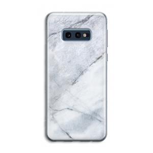 CaseCompany Witte marmer: Samsung Galaxy S10e Transparant Hoesje