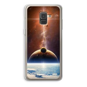 CaseCompany Omicron 2019: Samsung Galaxy A8 (2018) Transparant Hoesje