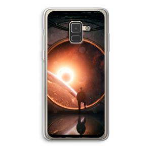 CaseCompany Ephemeral: Samsung Galaxy A8 (2018) Transparant Hoesje