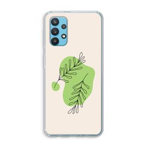 CaseCompany Beleaf in you: Samsung Galaxy A32 4G Transparant Hoesje
