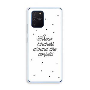 CaseCompany Confetti: Samsung Galaxy Note 10 Lite Transparant Hoesje