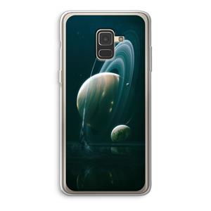 CaseCompany Mercurius: Samsung Galaxy A8 (2018) Transparant Hoesje