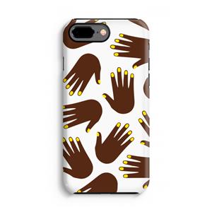 CaseCompany Hands dark: iPhone 8 Plus Tough Case