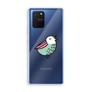 CaseCompany Birdy: Samsung Galaxy Note 10 Lite Transparant Hoesje