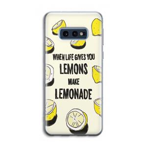 CaseCompany Lemonade: Samsung Galaxy S10e Transparant Hoesje