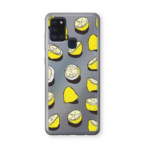 CaseCompany When Life Gives You Lemons...: Samsung Galaxy A21s Transparant Hoesje