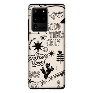 CaseCompany Good vibes: Samsung Galaxy S20 Ultra Tough Case