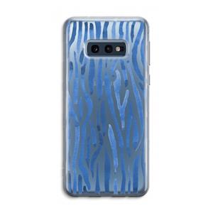 CaseCompany Blauwe nerven: Samsung Galaxy S10e Transparant Hoesje