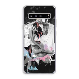 CaseCompany Camouflage de sommeil: Samsung Galaxy S10 5G Transparant Hoesje