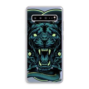CaseCompany Cougar and Vipers: Samsung Galaxy S10 5G Transparant Hoesje