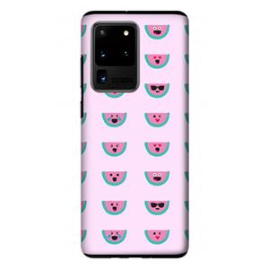 CaseCompany Smiley watermeloenprint: Samsung Galaxy S20 Ultra Tough Case