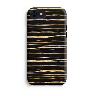 CaseCompany Gouden strepen: iPhone SE 2020 Tough Case