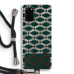 CaseCompany Moroccan tiles: Samsung Galaxy S20 Plus Transparant Hoesje met koord