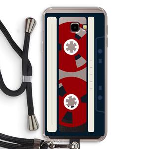 CaseCompany Here's your tape: Samsung Galaxy J4 Plus Transparant Hoesje met koord
