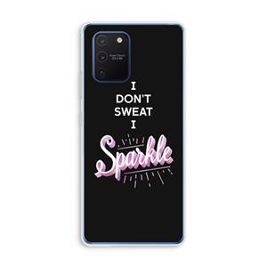 CaseCompany Sparkle quote: Samsung Galaxy Note 10 Lite Transparant Hoesje