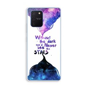 CaseCompany Stars quote: Samsung Galaxy Note 10 Lite Transparant Hoesje