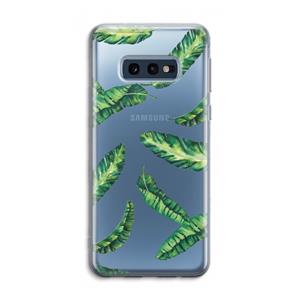CaseCompany Lange bladeren: Samsung Galaxy S10e Transparant Hoesje