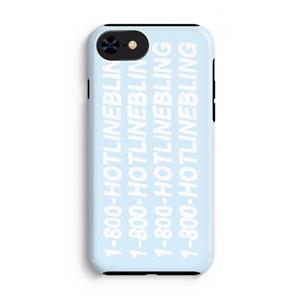 CaseCompany Hotline bling blue: iPhone SE 2020 Tough Case