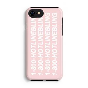 CaseCompany Hotline bling pink: iPhone SE 2020 Tough Case