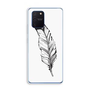 CaseCompany Pluim: Samsung Galaxy Note 10 Lite Transparant Hoesje