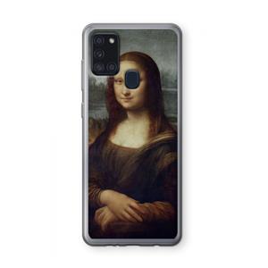 CaseCompany Mona Lisa: Samsung Galaxy A21s Transparant Hoesje