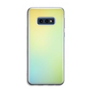 CaseCompany Minty mist pastel: Samsung Galaxy S10e Transparant Hoesje