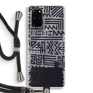 CaseCompany Marrakech print: Samsung Galaxy S20 Plus Transparant Hoesje met koord