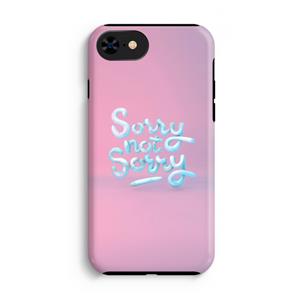 CaseCompany Sorry not sorry: iPhone SE 2020 Tough Case
