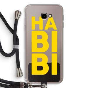 CaseCompany Habibi Majorelle : Samsung Galaxy J4 Plus Transparant Hoesje met koord