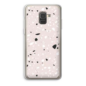 CaseCompany Terrazzo N°20: Samsung Galaxy A8 (2018) Transparant Hoesje