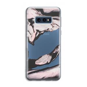 CaseCompany Roze stroom: Samsung Galaxy S10e Transparant Hoesje