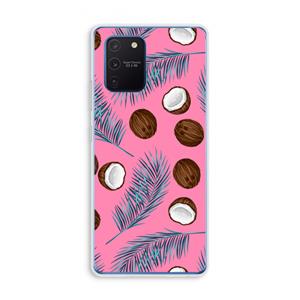 CaseCompany Kokosnoot roze: Samsung Galaxy Note 10 Lite Transparant Hoesje