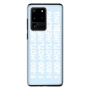 CaseCompany Hotline bling blue: Samsung Galaxy S20 Ultra Tough Case