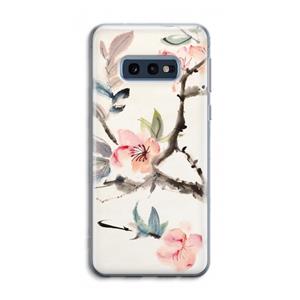 CaseCompany Japanse bloemen: Samsung Galaxy S10e Transparant Hoesje