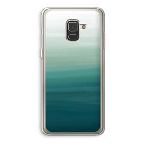 CaseCompany Ocean: Samsung Galaxy A8 (2018) Transparant Hoesje