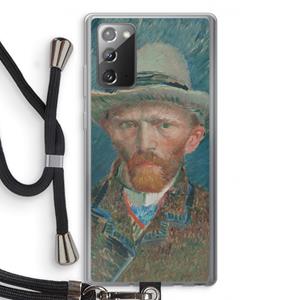 CaseCompany Van Gogh: Samsung Galaxy Note 20 / Note 20 5G Transparant Hoesje met koord