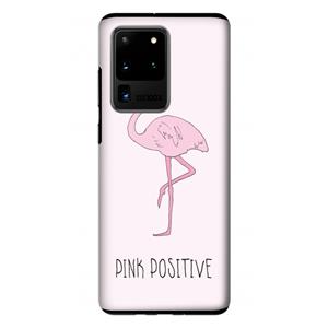 CaseCompany Pink positive: Samsung Galaxy S20 Ultra Tough Case