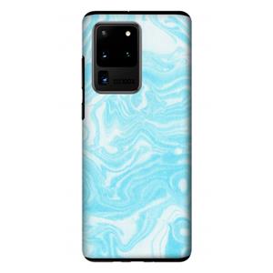 CaseCompany Waterverf blauw: Samsung Galaxy S20 Ultra Tough Case