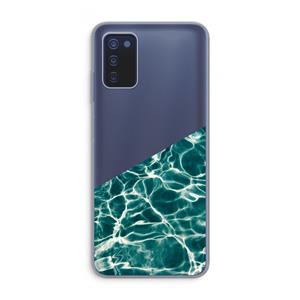 CaseCompany Weerkaatsing water: Samsung Galaxy A03s Transparant Hoesje