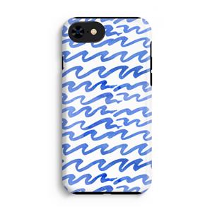 CaseCompany Blauwe golven: iPhone SE 2020 Tough Case