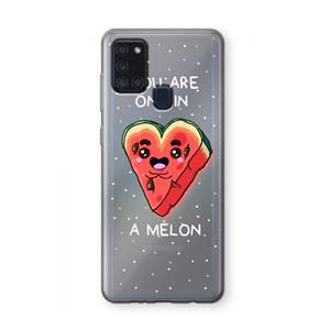 CaseCompany One In A Melon: Samsung Galaxy A21s Transparant Hoesje
