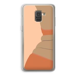 CaseCompany Bikini: Samsung Galaxy A8 (2018) Transparant Hoesje