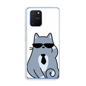 CaseCompany Cool cat: Samsung Galaxy Note 10 Lite Transparant Hoesje