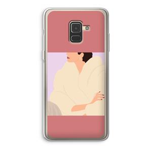 CaseCompany Cosy: Samsung Galaxy A8 (2018) Transparant Hoesje