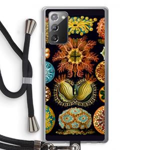 CaseCompany Haeckel Ascidiae: Samsung Galaxy Note 20 / Note 20 5G Transparant Hoesje met koord