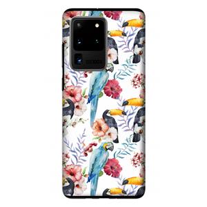 CaseCompany Bloemen tukan: Samsung Galaxy S20 Ultra Tough Case