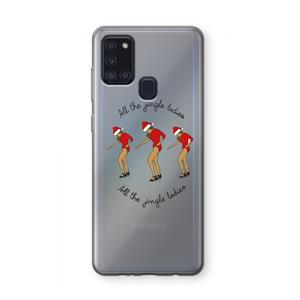 CaseCompany Jingle Ladies: Samsung Galaxy A21s Transparant Hoesje